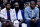 LOS ANGELES, CALIFORNIA - APRIL 12: (L-R) Paul George #13, James Harden #1 and Kawhi Leonard #2 of the LA Clippers watch play from the bench during a 110-109 loss to the Utah Jazz at Crypto.com Arena on April 12, 2024 in Los Angeles, California. User is consenting to the terms and conditions of the Getty Images License Agreement. (Photo by Harry How/Getty Images)