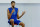 French basketball player Victor Wembanyama talks to the audience during a 5x5 France Olympics Basket Team Media Day in Paris, on June 27, 2024. France must avoid extremes in upcoming legislative elections, French basketball star Victor Wembanyama said on June 27, 2024, three days ahead of the first round of voting expected to be won by the far right. (Photo by Geoffroy VAN DER HASSELT / AFP) (Photo by GEOFFROY VAN DER HASSELT/AFP via Getty Images)