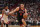 MIAMI, FL - APRIL 19: Nikola Vucevic #9 of the Chicago Bulls drives to the basket during the game against the Miami Heat during the 2024 SoFi Play-In Tournament on April 19, 2024 at Kaseya Center in Miami, Florida. NOTE TO USER: User expressly acknowledges and agrees that, by downloading and or using this Photograph, user is consenting to the terms and conditions of the Getty Images License Agreement. Mandatory Copyright Notice: Copyright 2024 NBAE (Photo by Eric Espada/NBAE via Getty Images)