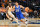 DETROIT, MICHIGAN - MARCH 29: Trey Alexander #23 of the Creighton Bluejays makes a run past Jahmai Mashack #15 of the Tennessee Volunteers during the Sweet Sixteen round of the 2024 NCAA Men's Basketball Tournament held at Little Caesars Arena on March 29, 2024 in Detroit, Michigan. (Photo by Jamie Sabau/NCAA Photos via Getty Images)