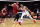 MIAMI, FLORIDA - DECEMBER 25: Tobias Harris #12 of the Philadelphia 76ers drives against R.J. Hampton #4 of the Miami Heat during the second quarter of the game at Kaseya Center on December 25, 2023 in Miami, Florida. NOTE TO USER: User expressly acknowledges and agrees that, by downloading and or using this photograph, User is consenting to the terms and conditions of the Getty Images License Agreement. (Photo by Megan Briggs/Getty Images)