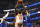 DALLAS, TX - APRIL 04: Clint Capela #15 of the Atlanta Hawks goes up for a shot against the Dallas Mavericks in the first half at American Airlines Center on April 4, 2024 in Dallas, Texas. NOTE TO USER: User expressly acknowledges and agrees that, by downloading and or using this photograph, User is consenting to the terms and conditions of the Getty Images License Agreement. (Photo by Ron Jenkins/Getty Images)