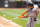OAKLAND, CALIFORNIA - JULY 07: Anthony Santander #25 of the Baltimore Orioles hits a solo home run against the Oakland Athletics in the top of the first inning on July 7, 2024 at the Oakland Coliseum in Oakland, California. (Photo by Thearon W. Henderson/Getty Images)