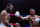 Nate Diaz pops Jorge Masvidal with a punch in round nine of their boxing match