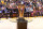 LOS ANGELES, CA - DECEMBER 18: A look at the 2023-24 In-Season Tournament Championship Trophy before the game on December 18, 2023 at Crypto.Com Arena in Los Angeles, California. NOTE TO USER: User expressly acknowledges and agrees that, by downloading and/or using this Photograph, user is consenting to the terms and conditions of the Getty Images License Agreement. Mandatory Copyright Notice: Copyright 2023 NBAE (Photo by Adam Pantozzi/NBAE via Getty Images)
