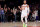 NEW YORK, NEW YORK - APRIL 20: Jalen Brunson #11 of the New York Knicks celebrates late in the fourth quarter against the Philadelphia 76ers in game one of the Eastern Conference First Round Playoffs at Madison Square Garden on April 20, 2024 in New York City. The New York Knicks defeated the Philadelphia 76ers 111-104. NOTE TO USER: User expressly acknowledges and agrees that, by downloading and or using this photograph, User is consenting to the terms and conditions of the Getty Images License Agreement. (Photo by Elsa/Getty Images)