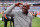 DENVER, COLORADO – NOVEMBER 14: Former Denver Broncos running back Terrell Davis reacts before a game between the Denver Broncos and the Philadelphia Eagles at Empower Field At Mile High on November 14, 2021 in Denver, Colorado. (Photo by Jamie Schwaberow/Getty Images)