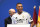 MADRID, SPAIN - JULY 16: Kylian Mbappe poses for photos with Real Madrid jersey during his presentation at Estadio Santiago Bernabeu on July 16, 2024 in Madrid, Spain. (Photo by Alberto Gardin/Eurasia Sport Images/Getty Images)