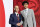 NBA Commissioner Adam Silver and Zaccharie Risacher