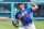 Los Angeles, CA, Sunday, July 7, 2024 - Dodgers pitcher Clayton Kershaw pitches from the mound at Dodger Stadium hours before a game against the Brewers as he continues to rehab from shoulder surgery.  (Robert Gauthier/Los Angeles Times via Getty Images)