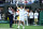LONDON, ENGLAND - JULY 04: Andy Murray of Great Britain waves to the crowd during his farewell presentation following the Gentlemen’s Doubles first round match with Jamie Murray against Rinky Hijikata and John Peers of Australia during day four of The Championships Wimbledon 2024 at All England Lawn Tennis and Croquet Club on July 04, 2024 in London, England. (Photo by Shi Tang/Getty Images)