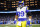 DETROIT, MICHIGAN - JANUARY 14: Aaron Donald #99 of the Los Angeles Rams reacts during pregame warmups prior to an NFC Wild Card Playoff football game against the Detroit Lions at Ford Field on January 14, 2024 in Detroit, Michigan. (Photo by Ryan Kang/Getty Images)