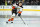 LAS VEGAS, NEVADA - APRIL 18: Cutter Gauthier #61 of the Anaheim Ducks warms up prior to his NHL debut against the Vegas Golden Knights at T-Mobile Arena on April 18, 2024 in Las Vegas, Nevada. (Photo by Jeff Bottari/NHLI via Getty Images)