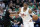 BOSTON, MASSACHUSETTS - MAY 15: Isaac Okoro #35 of the Cleveland Cavaliers is fouled by Jaylen Brown #7 of the Boston Celtics during the third quarter in Game Five of the Eastern Conference Second Round Playoffs at TD Garden on May 15, 2024 in Boston, Massachusetts. NOTE TO USER: User expressly acknowledges and agrees that, by downloading and or using this photograph, User is consenting to the terms and conditions of the Getty Images License Agreement. (Photo by Adam Glanzman/Getty Images)