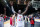 LONDON, ENGLAND - JANUARY 11: Chinanu Onuaku of Hapoel Tel Aviv celebrates win the EuroCup match between London Lions and Hapoel Tel Aviv at OVO Arena Wembley on January 11, 2023 in London, England. (Photo by Sebastian Frej/MB Media/Getty Images)