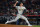 ANAHEIM, CA - JULY 26: Oakland Athletics pitcher Lucas Erceg (70) pitching during an MLB baseball game against the Los Angeles Angels played on July 26, 2024 at Angel Stadium in Anaheim. CA. (Photo by John Cordes/Icon Sportswire via Getty Images)