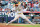 ANAHEIM, CA - JULY 26: Oakland Athletics pitcher Paul Blackburn (58) pitching during an MLB baseball game against the Los Angeles Angels played on July 26, 2024 at Angel Stadium in Anaheim. CA. (Photo by John Cordes/Icon Sportswire via Getty Images)