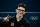 US' Stephen Nedoroscik makes a V-sign during the artistic gymnastics men's qualification during the Paris 2024 Olympic Games at the Bercy Arena in Paris, on July 27, 2024. (Photo by Gabriel BOUYS / AFP) (Photo by GABRIEL BOUYS/AFP via Getty Images)