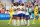 MARSEILLE, FRANCE - JULY 31: Trinity Rodman #5 of the United States celebrates scoring with teammates during the first half against Australia during the Women's group B match during the Olympic Games Paris 2024 at Stade de Marseille on July 31, 2024 in Marseille, France. (Photo by Brad Smith/ISI/Getty Images)