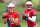 Foxborough, MA – July 30: New England Patriots quarterbacks Drake Maye and Jacoby Brissett drop back together. (Photo by John Tlumacki/The Boston Globe via Getty Images)