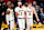 LOS ANGELES, CA - JANUARY 7: LeBron James #23. Austin Reaves #15 and Anthony Davis #3 of the Los Angeles Lakers looks on during the game against the LA Clippers on January 7, 2024 at Crypto.Com Arena in Los Angeles, California. NOTE TO USER: User expressly acknowledges and agrees that, by downloading and/or using this Photograph, user is consenting to the terms and conditions of the Getty Images License Agreement. Mandatory Copyright Notice: Copyright 2024 NBAE (Photo by Adam Pantozzi/NBAE via Getty Images)
