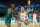 USA's No. 09 A'ja Wilson challenges Australia's No. 13 Ezi Magbegor in the women's basketball semifinal between the USA and Australia during the Paris 2024 Olympic Games on August 9, 2024 at Bercy Arena in Paris. (Photo by Damien MEYER / AFP) (Photo by DAMIEN MEYER/AFP via Getty Images)