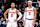 BROOKLYN, NY - JANUARY 23: Jalen Brunson #11 and Josh Hart #3 of the New York Knicks look on during the game against the Brooklyn Nets on January 23, 2024 at Barclays Center in Brooklyn, New York. NOTE TO USER: User expressly acknowledges and agrees that, by downloading and or using this Photograph, user is consenting to the terms and conditions of the Getty Images License Agreement. Mandatory Copyright Notice: Copyright 2024 NBAE (Photo by Nathaniel S. Butler/NBAE via Getty Images)