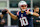 Foxborough, MA – August 15: New England Patriots QB Drake Maye throws a pass during warmups. (Photo by Matthew J. Lee/The Boston Globe via Getty Images)