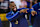 PARIS, FRANCE – AUGUST 11: Gold medalist LeBron James of Team USA celebrates on the podium during the medal ceremony in men's basketball on Day 15 of the Paris 2024 Olympic Games at Bercy Arena on August 11, 2024 in Paris, France. (Photo by Tom Weller/VOIGT/GettyImages)