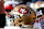 LANDOVER, MARYLAND - DECEMBER 31: A view of a San Francisco 49ers helmet during the game against the Washington Commanders at FedExField on December 31, 2023 in Landover, Maryland. (Photo by G Fiume/Getty Images)