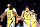 NEW YORK, NEW YORK - FEBRUARY 10: Tyrese Haliburton #0 of the Indiana Pacers celebrates a basket with Aaron Nesmith #23 against the New York Knicks during the second half at Madison Square Garden on February 10, 2024 in New York City. NOTE TO USER: User expressly acknowledges and agrees that by downloading and/or using this photo, User agrees to the terms and conditions of the Getty Images License Agreement. (Photo by Steven Ryan/Getty Images)