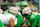 EUGENE, OREGON - APRIL 27:  Quarterback Dillon Gabriel #8 of the Oregon Ducks looks to receive the ball during the second quarter of the Oregon Ducks Spring Football Game at Autzen Stadium on April 27, 2024 in Eugene, Oregon. (Photo by Ali Gradischer/Getty Images)