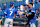 CLEVELAND, OH - AUGUST 26: Kansas City Royals shortstop Bobby Witt Jr. (7) and Kansas City Royals catcher Salvador Perez (13) celebrate following game 1 of the Major League Baseball doubleheader between the Kansas City Royals and Cleveland Guardians on August 26, 2024, at Progressive Field in Cleveland, OH. (Photo by Frank Jansky/Icon Sportswire via Getty Images)