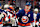 ELMONT, NEW YORK - APRIL 17: Brock Nelson #29 of the New York Islanders celebrates his goal against the Pittsburgh Penguins at 4:56 of the first period  at UBS Arena on April 17, 2024 in Elmont, New York. (Photo by Bruce Bennett/Getty Images)