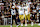COLLEGE STATION, TEXAS - AUGUST 31: Howard Cross III #56 of the Notre Dame Fighting Irish celebrates his sack with Rylie Mills #99 against the Texas A&M Aggies at Kyle Field on August 31, 2024 in College Station, Texas. (Photo by Jack Gorman/Getty Images)