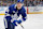 TORONTO, CANADA - APRIL 24: Mitchell Marner #16 of the Toronto Maple Leafs skates against the Boston Bruins in Game Three of the First Round of the 2024 Stanley Cup Playoffs at Scotiabank Arena on April 24, 2024 in Toronto, Ontario, Canada. The Bruins defeated the Maple Leafs 4-2. (Photo by Claus Andersen/Getty Images)