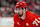 DETROIT, MICHIGAN - APRIL 09: Dylan Larkin #71 of the Detroit Red Wings looks on against the Washington Capitals at Little Caesars Arena on April 09, 2024 in Detroit, Michigan. (Photo by Nic Antaya/Getty Images)