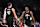 PORTLAND, OREGON - MARCH 22: Kawhi Leonard #2 of the LA Clippers and Ivica Zubac #40 shake hands during the first quarter of the game against the Portland Trail Blazers at the Moda Center on March 22, 2024 in Portland, Oregon. NOTE TO USER: User expressly acknowledges and agrees that, by downloading and or using this photograph, User is consenting to the terms and conditions of the Getty Images License Agreement. (Photo by Alika Jenner/Getty Images)