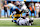 INGLEWOOD, CALIFORNIA - SEPTEMBER 08: Tre'von Moehrig #7 and Jack Jones #18 of the Las Vegas Raiders break up a pass intended for Joshua Palmer #5 of the Los Angeles Chargers during the third quarter at SoFi Stadium on September 08, 2024 in Inglewood, California. (Photo by Harry How/Getty Images)