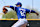 SURPRISE, ARIZONA - MARCH 25, 2023: Kumar Rocker #80 of the Texas Rangers throws a ball during a minor league spring training game against the Kansas City Royals at Surprise Stadium on March 25, 2023 in Surprise, Arizona. (Photo by David Durochik/Diamond Images via Getty Images)