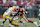 UNITED STATES - JANUARY 03: Football: NFC Playoffs, San Francisco 49ers Jerry Rice (80) in action, making fumble vs Green Bay Packers, San Francisco, CA 1/3/1999 (Photo by Peter Read Miller/Sports Illustrated via Getty Images) (SetNumber: X57015)