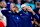 PARIS, FRANCE – AUGUST 11: Gold medalists LeBron James of Team United States and Anthony Davis of Team United States celebrate after the medal ceremony in men's basketball on the fifteenth day of the Paris 2024 Olympic Games at Bercy Arena on August 11, 2024 in Paris, France. (Photo by Tom Weller/VOIGT/GettyImages)