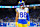 DETROIT, MI - SEPTEMBER 08: Jordan Whittington #88 of the Los Angeles Rams warms up prior to an NFL football game against the Detroit Lions at Ford Field on September 8, 2024 in Detroit, Michigan. (Photo by Cooper Neill/Getty Images)