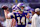 MINNEAPOLIS, MINNESOTA - SEPTEMBER 22: Quarterback Sam Darnold #14 of the Minnesota Vikings warms up before the game against the Houston Texans at U.S. Bank Stadium on September 22, 2024 in Minneapolis, Minnesota. (Photo by Brace Hemmelgarn/Getty Images)