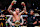 Alex Pereira celebrates a win over Jiri Prochazka at UFC 303