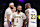 LOS ANGELES, CALIFORNIA – APRIL 27: Lakers D'Angelo Russell (1) with Anthony Davis, left, and LeBron James in Game 4 of the NBA Playoffs at Crypto.com Arena. (Wally Skalij/Los Angeles Times via Getty Images)