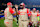 ARLINGTON, TX - JULY 16: Emmanuel Clase #48 and Emmanuel Clase #48 of the Cleveland Guardians celebrates after winning during the 94th MLB All-Star Game presented by Mastercard at Globe Life Field on Tuesday, July 16, 2024 in Arlington, Texas. (Photo by Daniel Shirey/MLB Photos via Getty Images)