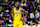 LAS VEGAS, NV - JULY 18, 2024: Los Angeles Lakers guard Bronny James (9) catches his breath against Cleveland Cavaliers during the NBA 2K25 Summer League at the Thomas & Mack Center on July 18, 2024 in Las Vegas, Nevada.(Gina Ferazzi / Los Angeles Times via Getty Images)