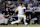 NEW YORK, NEW YORK - SEPTEMBER 27:  Juan Soto #22 of the New York Yankees follows through on his third inning single against the Pittsburgh Pirates at Yankee Stadium on September 27, 2024 in New York City. (Photo by Jim McIsaac/Getty Images)