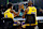 EL SEGUNDO, CALIFORNIA - SEPTEMBER 30: LeBron James #23 of the Los Angeles Lakers and his son Bronny James Jr. #9 attend the Los Angeles Lakers media day at UCLA Health Training Center on September 30, 2024 in El Segundo, California. NOTE TO USER: User expressly acknowledges and agrees that, by downloading and or using this photograph, User is consenting to the terms and conditions of the Getty Images License Agreement. (Photo by Kevork Djansezian/Getty Images)